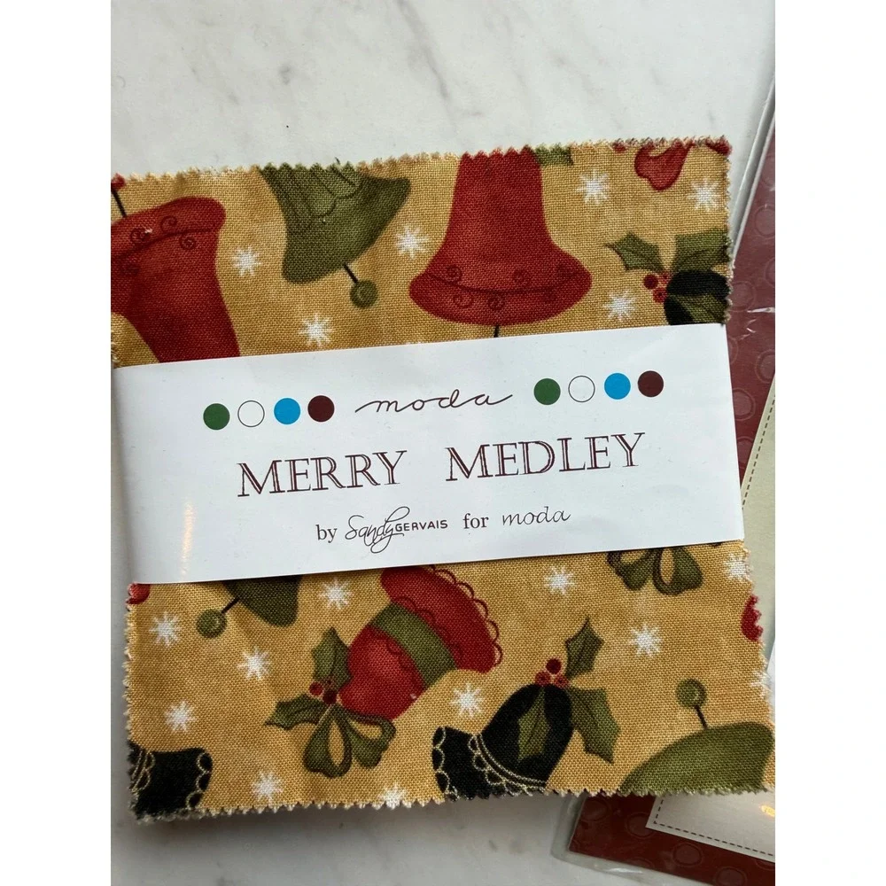 New Pieces From My Heart A Tiny Tree Kit Moda Fabric Bundle Christmas Quilting
